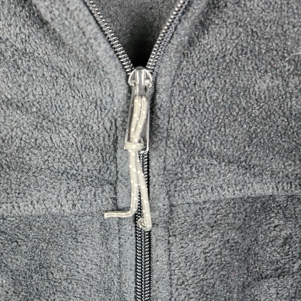 Columbia Fleece Jacket Mens XXL Black Steens Mountain Full Zip‎ WM3220